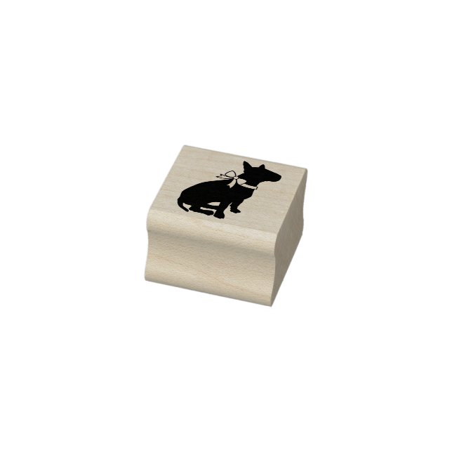 Bull Terrier Doppy Gummistempel (Stempel)