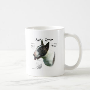 Bull Terrier (farbig) History Design Tasse