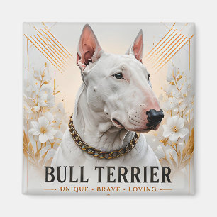 Bull Terrier Furchtloses Icon Magnet
