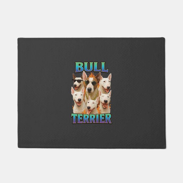 Bull Terrier  Fußmatte (Vorderseite)