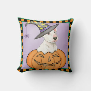 Bull Terrier Halloween Kissen