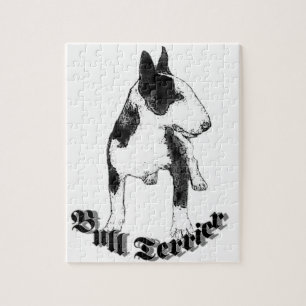 Bull-Terrier-Hund Puzzle