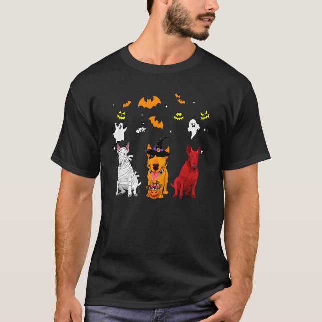 Bull Terrier Hund T-Shirt (Vorderseite)