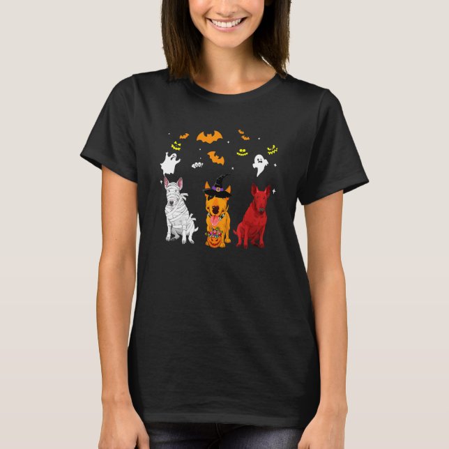 Bull Terrier Hund T-Shirt (Vorderseite)