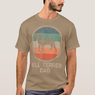 Bull Terrier Hund Vintage Bull Terrier Vater T-Shirt