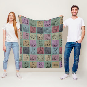 Bull Terrier Hunde Decke Geschenk Retro Hunde Lieb