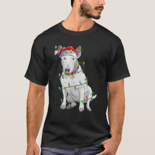 Bull Terrier Hundeliebhaber Xmas Santa Hut Bull Te T-Shirt