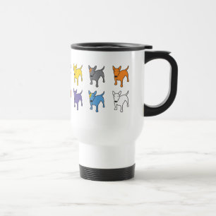 BULL-TERRIER Hundereise-Tasse Reisebecher