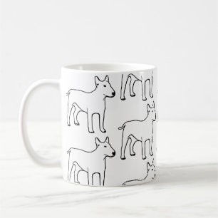 Bull Terrier Künstlerisch Coffee Tasse