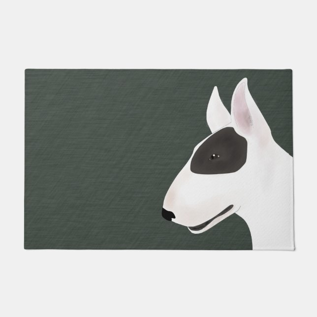Bull Terrier Large Doormat Fußmatte (Vorderseite)