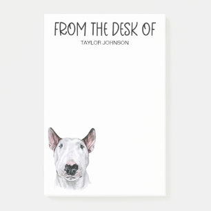 Bull Terrier Liebhaber Post-it Klebezettel