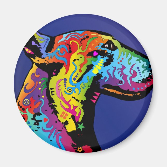 Bull Terrier Magnet (Vorne)