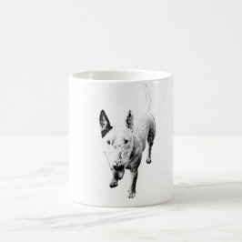 Bull Terrier Mug – Soulful Grit, Front and Center Kaffeetasse