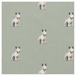 Bull Terrier Muster Stoff