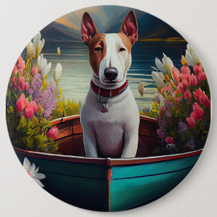 Bull Terrier on a Paddle: Ein Landschaftliches Abe Button