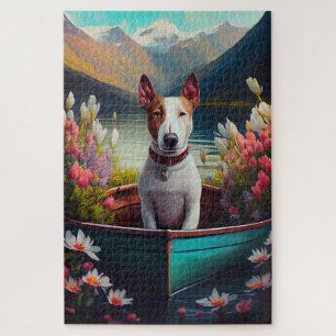 Bull Terrier on a Paddle: Ein Landschaftliches Abe Puzzle