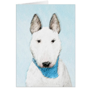Bull Terrier Painting - Niedliche Original Dog Art