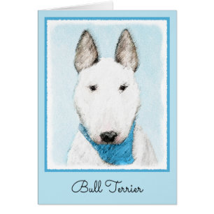 Bull Terrier Painting - Niedliche Original Dog Art