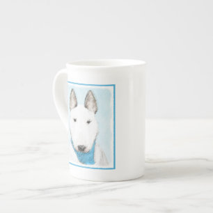 Bull Terrier Painting - Niedliche Original Dog Art Prozellantasse