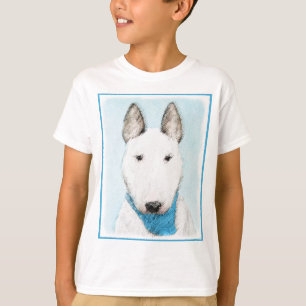 Bull Terrier Painting - Niedliche Original Dog Art T-Shirt