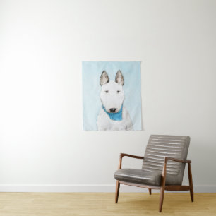 Bull Terrier Painting - Niedliche Original Dog Art Wandteppich