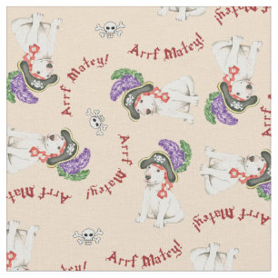 Bull Terrier Pirate Stoff