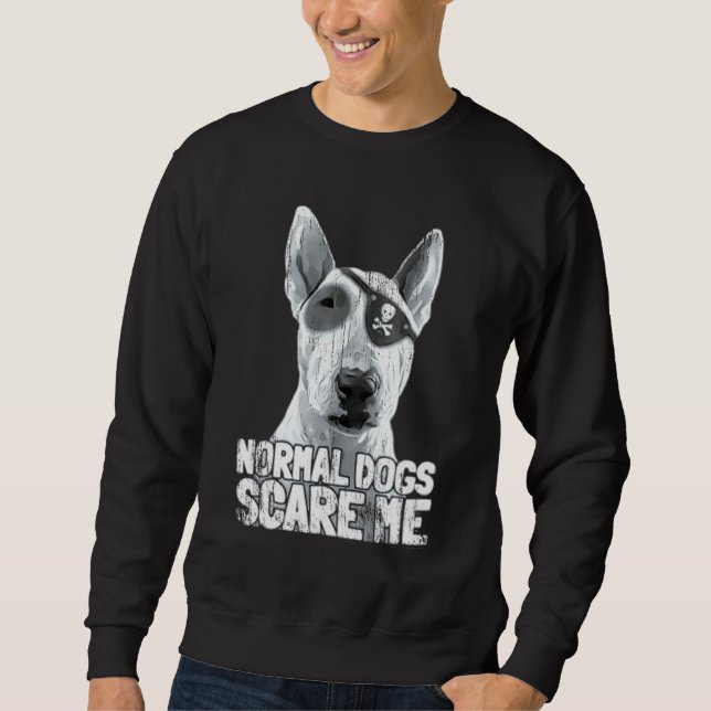 Bull Terrier Pirate Sweatshirt (Vorderseite)