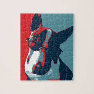 Bull Terrier Politische Parody Puzzle