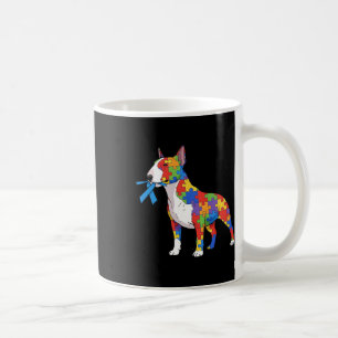 Bull Terrier Puzzle Autismus Bewusstsein Autistisc Kaffeetasse