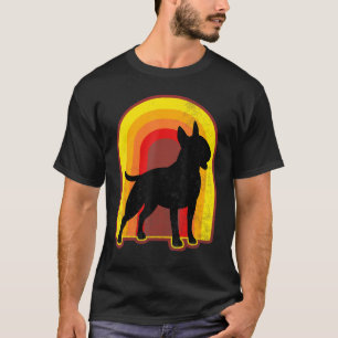 Bull Terrier Shirt Vintag Retro Bull Terrier Dog