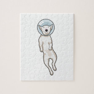 Bull Terrier Space Puzzle