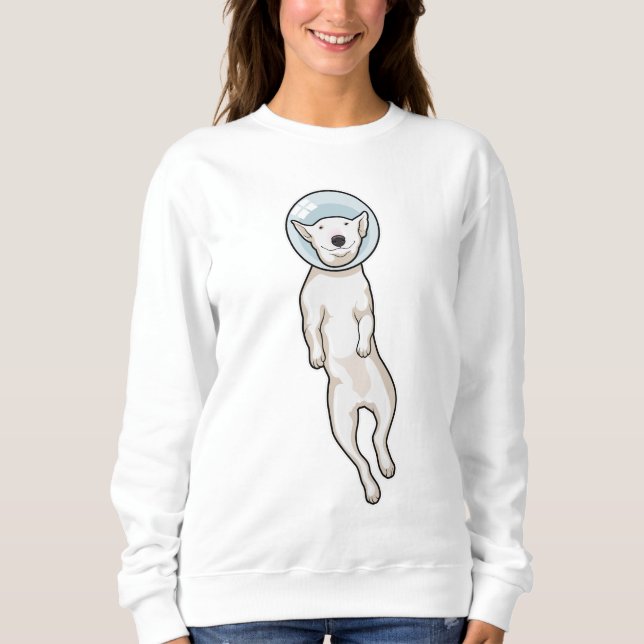 Bull Terrier Space Sweatshirt (Vorderseite)