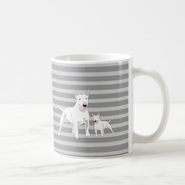Bull Terrier Tasse (Rechts)