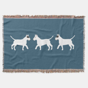 Bull Terrier Throw Blanket Decke