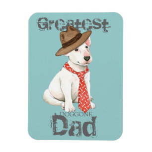 Bull Terrier Vater Magnet