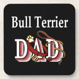 Bull Terrier Vater Untersetzer