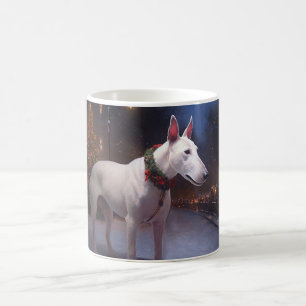 Bull Terrier Weihnachtsfest Saison Kaffeetasse