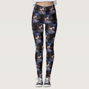 Bull Terrier Weihnachtsfest Saison Leggings