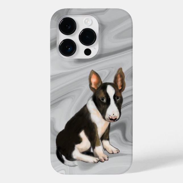 Bull Terrier Welpe Case-Mate iPhone Hülle (Rückseite)