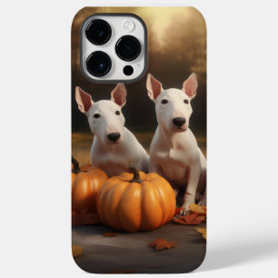 Bull Terrier Welpe Herbstfreude Kürbis Case-Mate iPhone 14 Pro Max Hülle