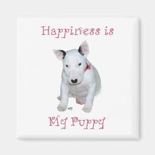 Bull Terrier Welpe Magnet