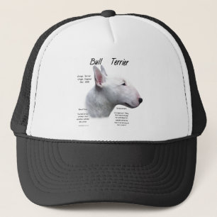 Bull Terrier (wht) History Design Truckerkappe