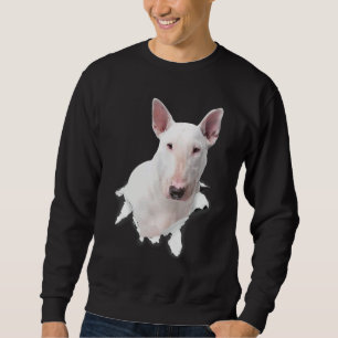 Bull Terrier zerrissenes Tuch für Hund Hundemama Sweatshirt