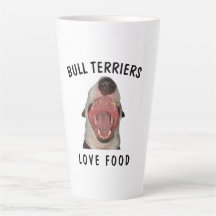 BULL TERRIERS LIEBE LEBENSMITTEL Latte Tasse, 2 Gr