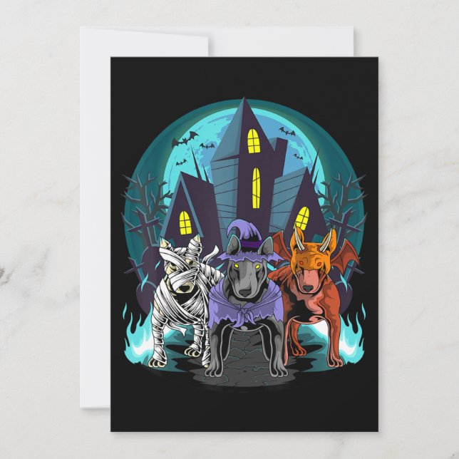 Bull Terriers Mummy Hexe Beagle Halloween-Geschenk (Vorderseite)