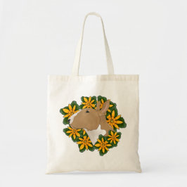 Bull Terriers sind empfindliche Blume Tragetasche