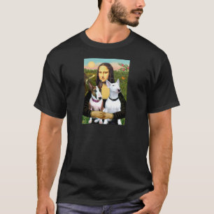 Bull Terriers (Zwei) - Mona Lisa T-Shirt