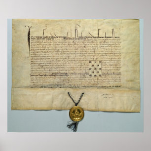 Bull von Charles IV Heiliger römischer Kaiser Poster