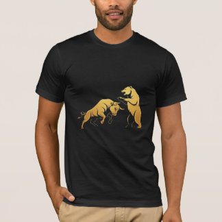 Bull vs Bear Battle - Stock Market & Forex Trading T-Shirt