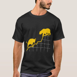 Bull VS Bear I Aktienkurs Etf Hauptstadt T-Shirt